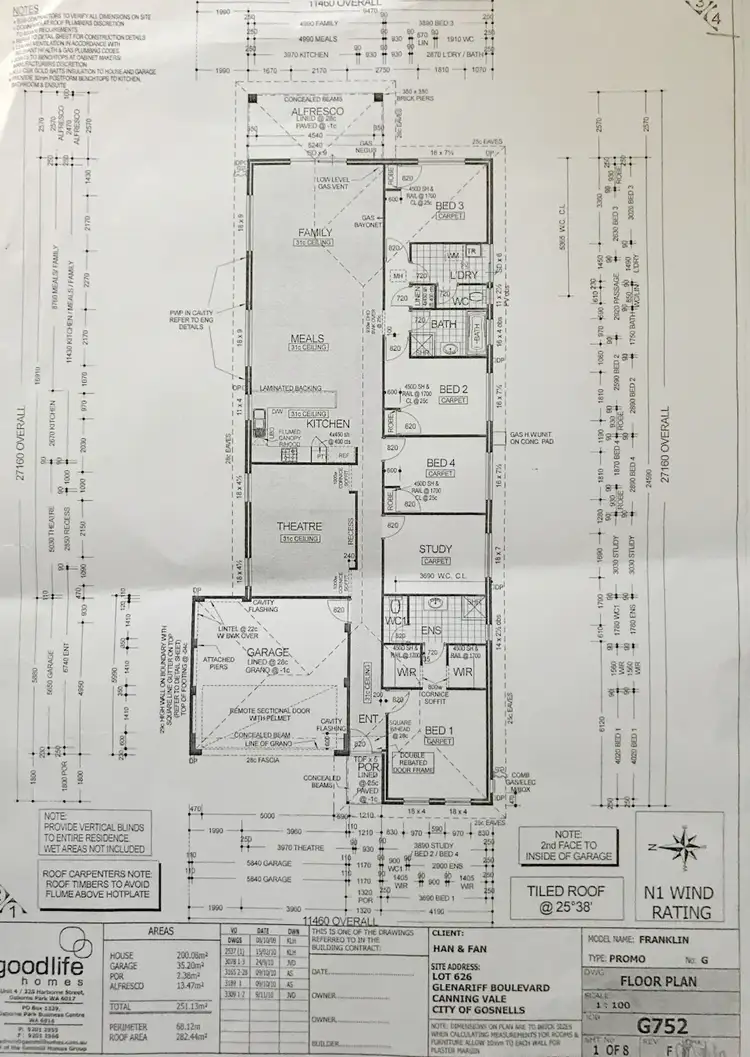 Floorplan of Homely house listing, 28 Glenariff Boulevard, Canning Vale WA 6155