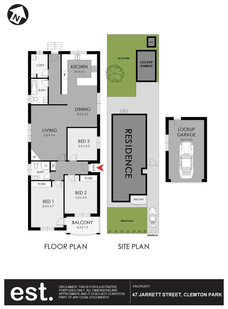 Floorplan of Homely house listing, 47 Jarrett Street, Clemton Park NSW 2206