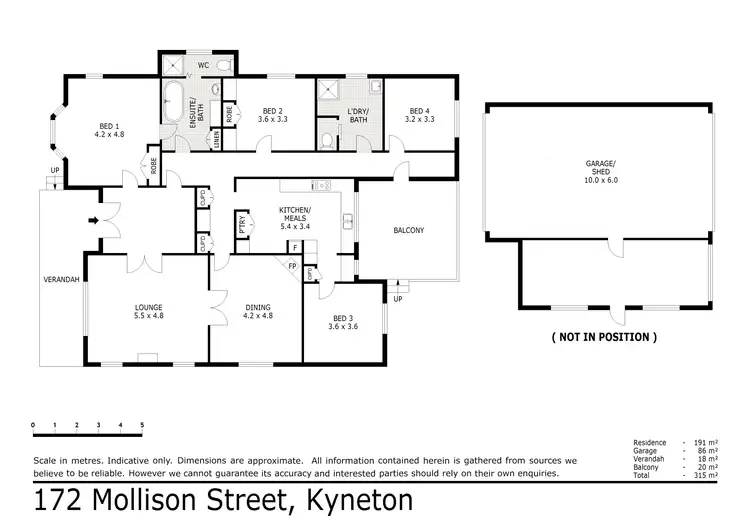 Floorplan of Homely house listing, 172 Mollison Street, Kyneton VIC 3444
