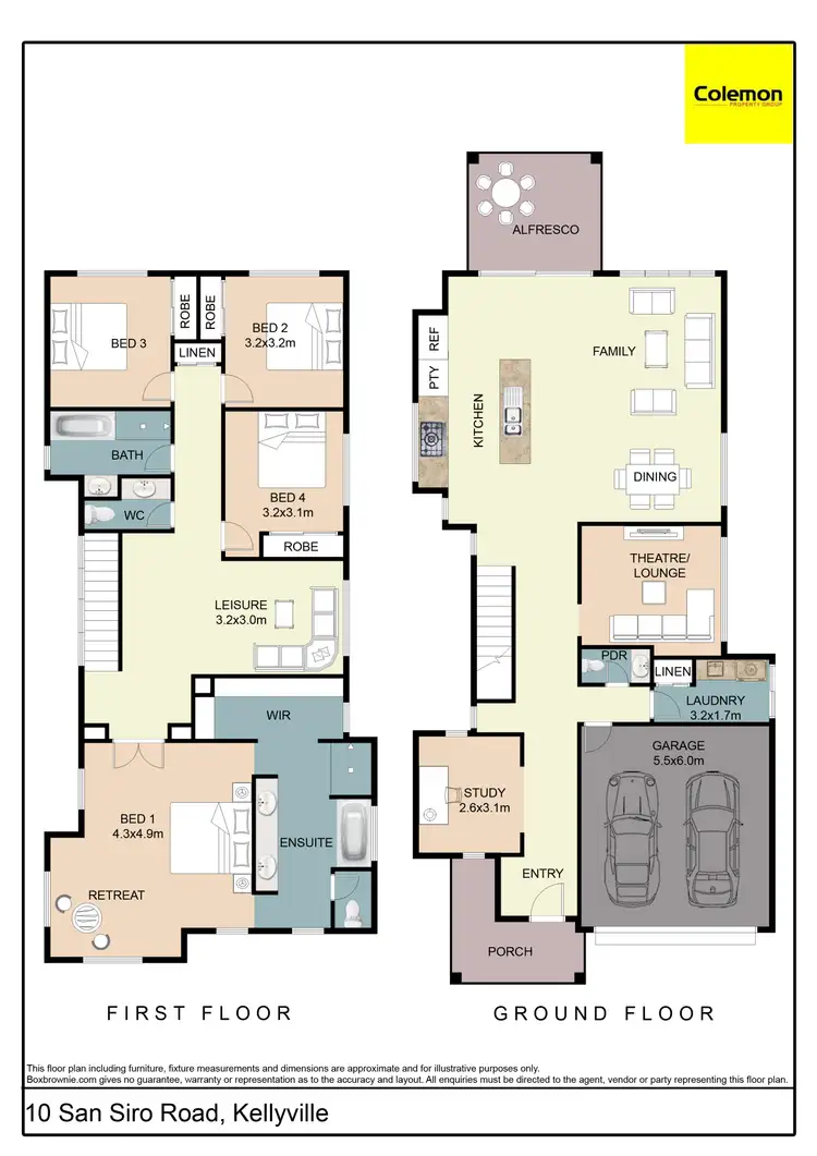 Floorplan of Homely house listing, 10 San Siro Road, Kellyville NSW 2155