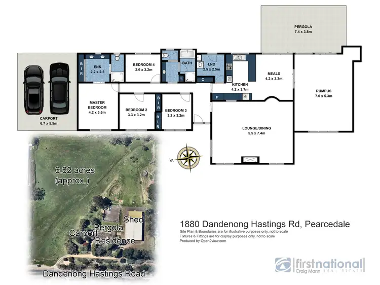Floorplan of Homely rural property listing, 1880 Dandenong-Hastings Road, Pearcedale VIC 3912