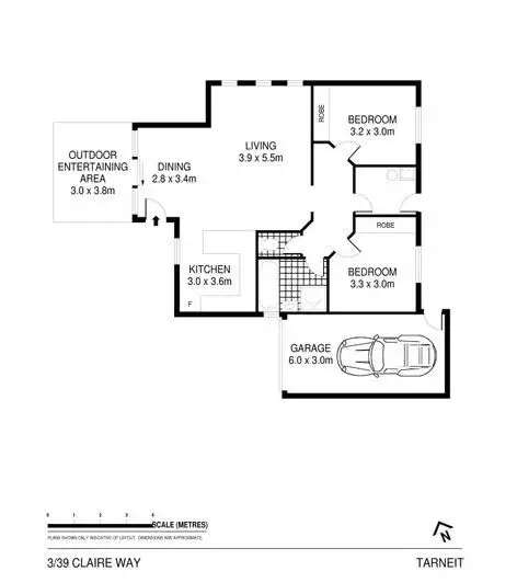 Floorplan of Homely unit listing, 3/39 Claire Way, Tarneit VIC 3029