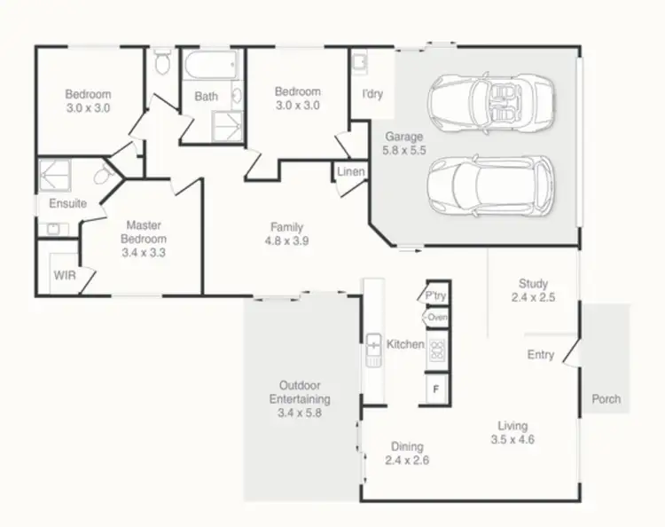 Floorplan of Homely house listing, 3/51 Silkyoak Drive, Morayfield QLD 4506