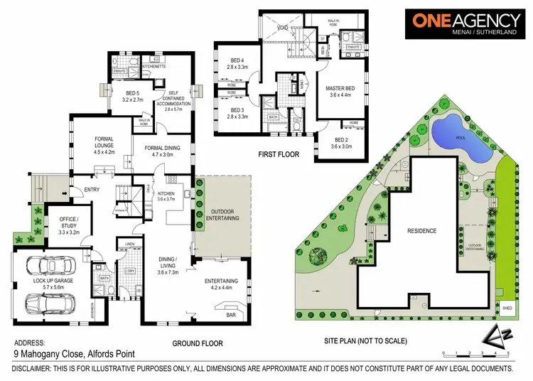 Floorplan of Homely house listing, 9 Mahogany Close, Alfords Point NSW 2234