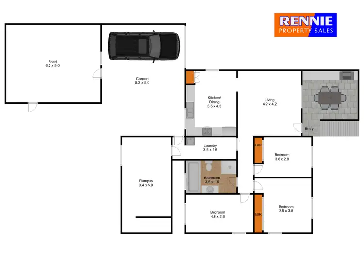 Floorplan of Homely house listing, 49 Switchback Road, Churchill VIC 3842