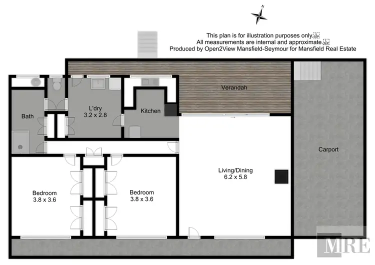 Floorplan of Homely house listing, 4120 Mansfield-Woods Point Road, Jamieson VIC 3723