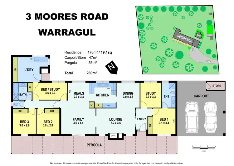 Floorplan of Homely house listing, 3 Moores Road, Warragul VIC 3820