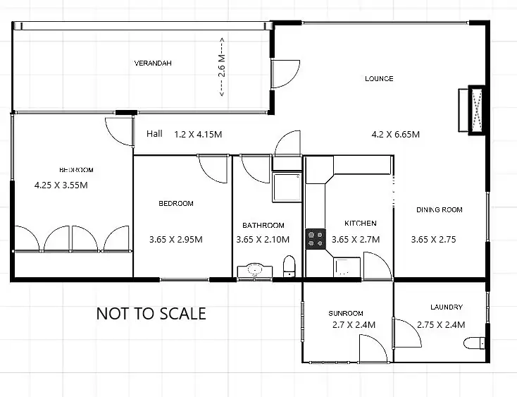 Floorplan of Homely house listing, 33 HODGE STREET, Beechworth VIC 3747