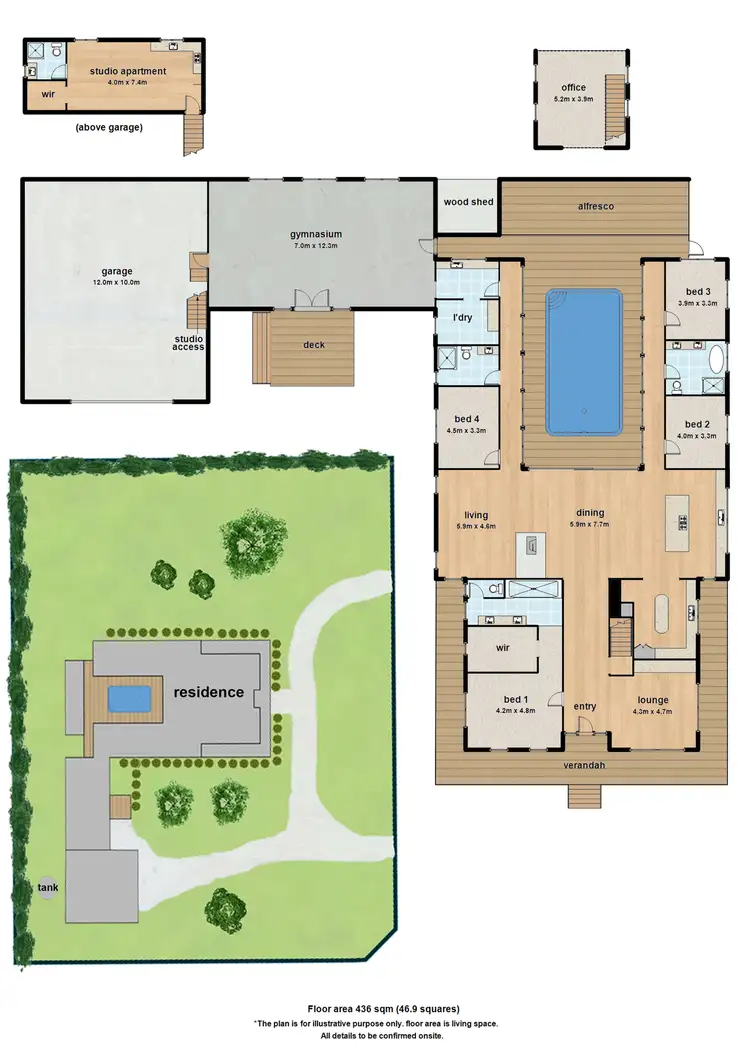 Floorplan of Homely house listing, 1B Pinehill Drive, Pakenham VIC 3810