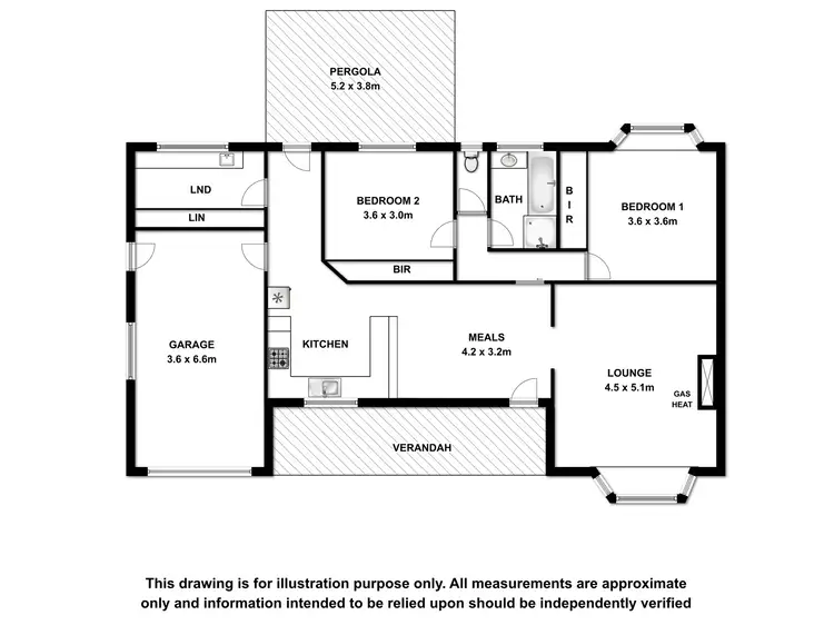 Floorplan of Homely house listing, 8 Ivy Place, Mount Gambier SA 5290