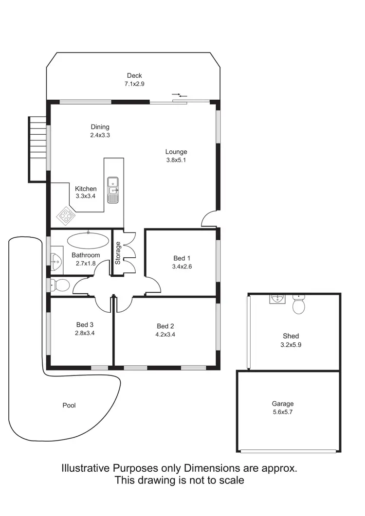 Floorplan of Homely house listing, 22 Poinsettia Street, Holloways Beach QLD 4878