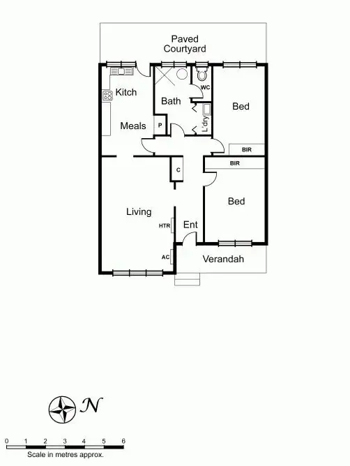 Floorplan of Homely unit listing, 2/28 Ellen Street, Bentleigh East VIC 3165