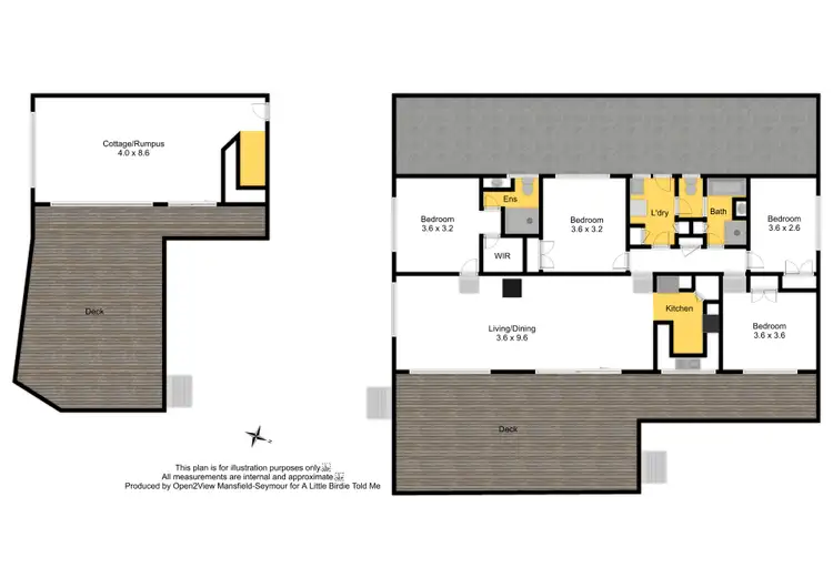 Floorplan of Homely house listing, 8365 Goulburn Valley Highway, Seymour VIC 3660