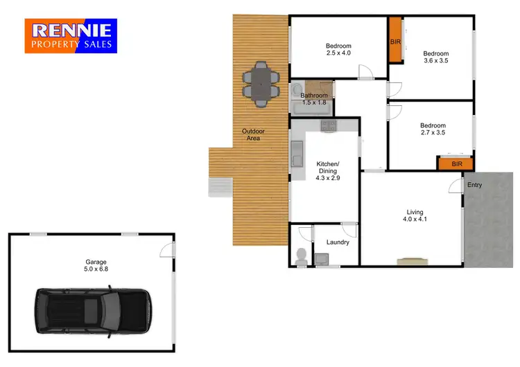 Floorplan of Homely house listing, 16 Stephenson Street, Morwell VIC 3840