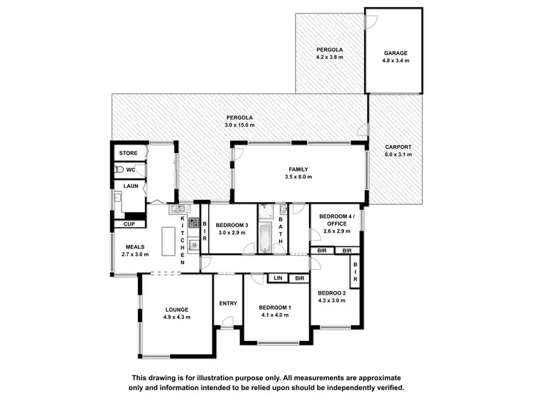 Floorplan of Homely house listing, 26 Lansell Street, Mount Gambier SA 5290
