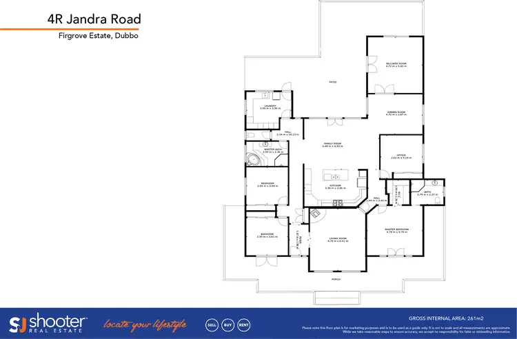 Floorplan of Homely house listing, 4L Jandra Road, Dubbo NSW 2830