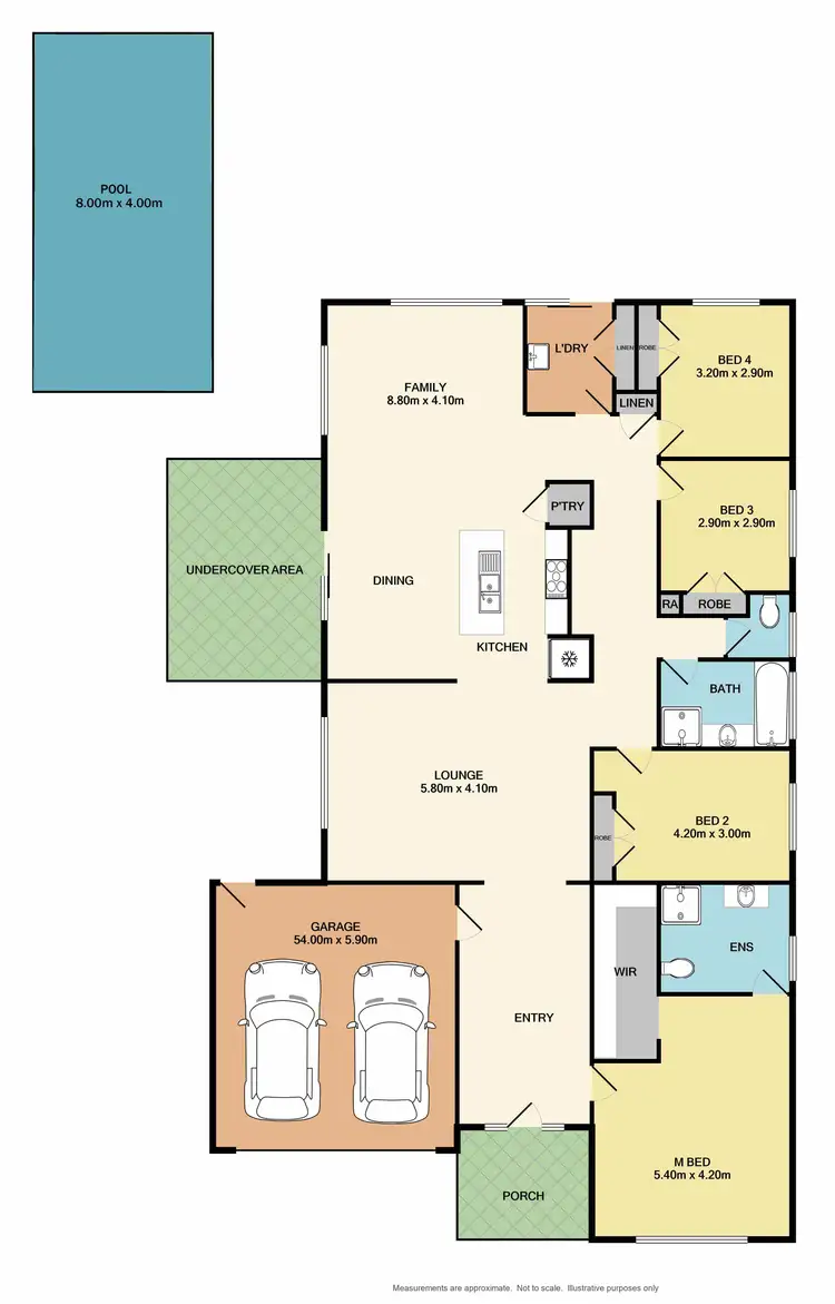 Floorplan of Homely house listing, 110 Cambridge Drive, Thurgoona NSW 2640