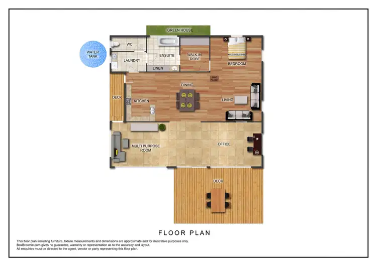 Floorplan of Homely rural property listing, 21 CHAPPLE ROAD, Cambroon QLD 4552