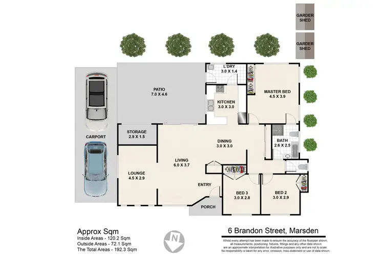 Floorplan of Homely house listing, 6 Brandon Street, Marsden QLD 4132