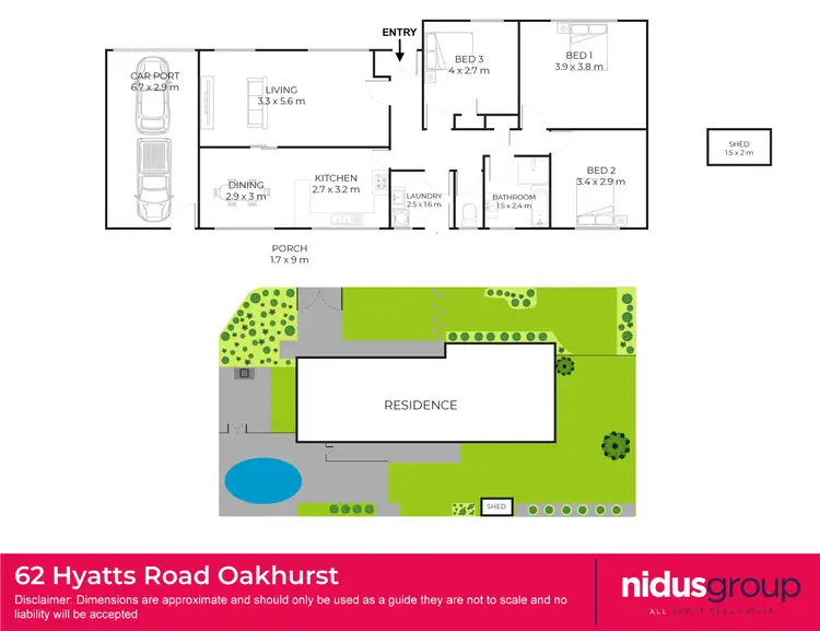 Floorplan of Homely house listing, 62 Hyatts Road, Oakhurst NSW 2761