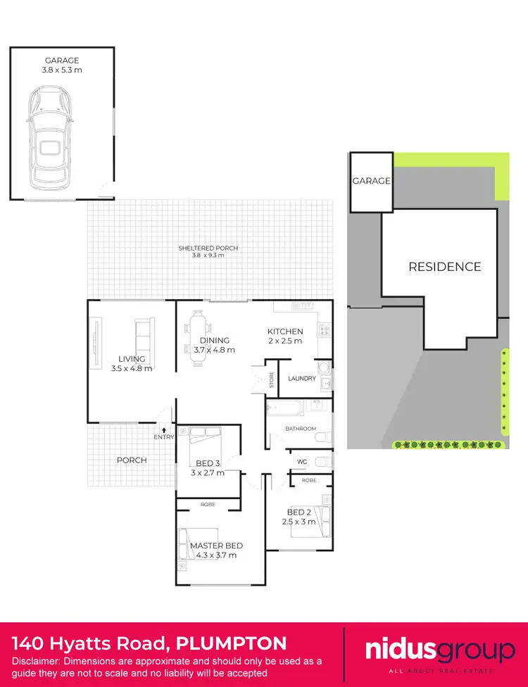 Floorplan of Homely house listing, 140 Hyatts Road, Plumpton NSW 2761