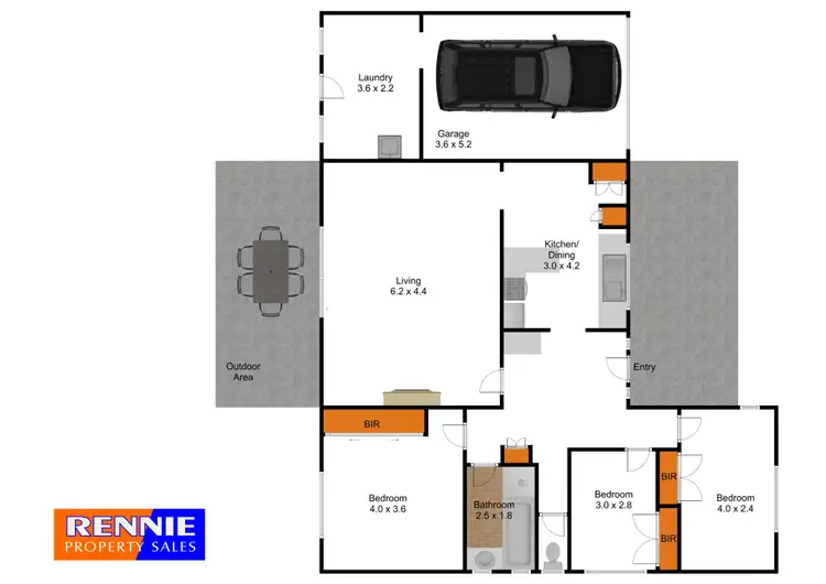 Floorplan of Homely house listing, 83 Vincent Road, Morwell VIC 3840