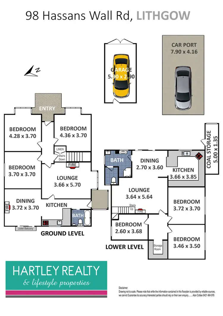 Floorplan of Homely house listing, 98 Hassans Walls Road, Lithgow NSW 2790