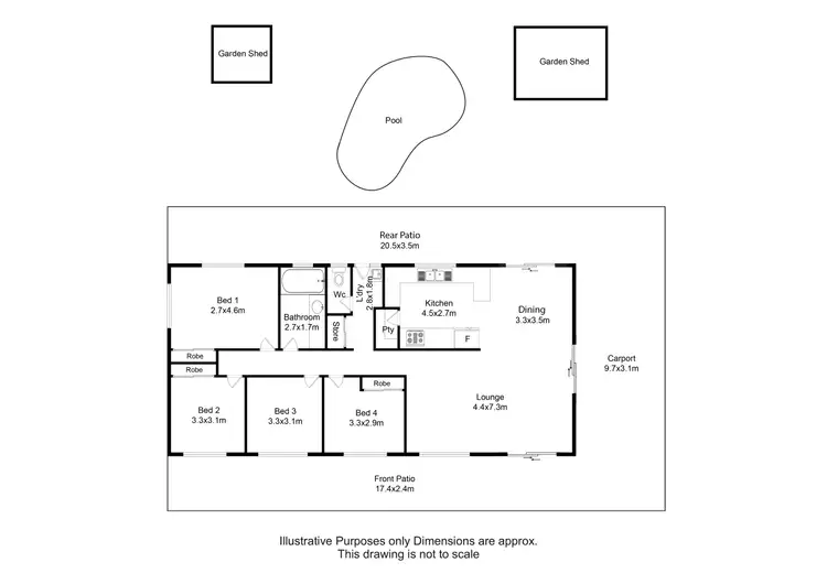 Floorplan of Homely house listing, 2 Lomond Close, Edge Hill QLD 4870