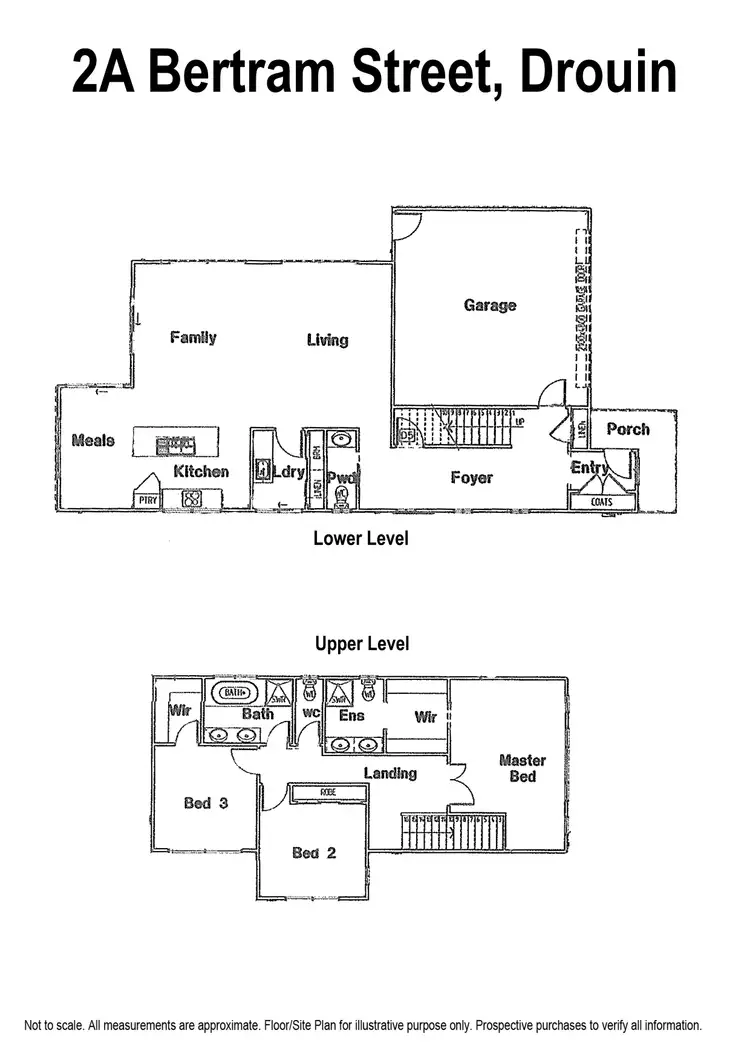 Floorplan of Homely house listing, 2 Bertram Street, Drouin VIC 3818