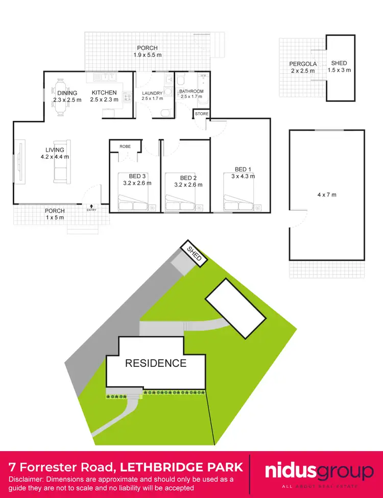 Floorplan of Homely house listing, 7 Forrester Road, Lethbridge Park NSW 2770