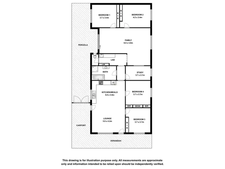 Floorplan of Homely house listing, 6 Ninth Street, Millicent SA 5280