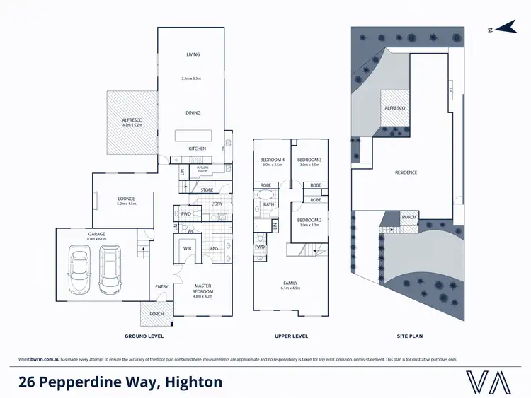 Floorplan of Homely house listing, 26 Pepperdine Way, Highton VIC 3216