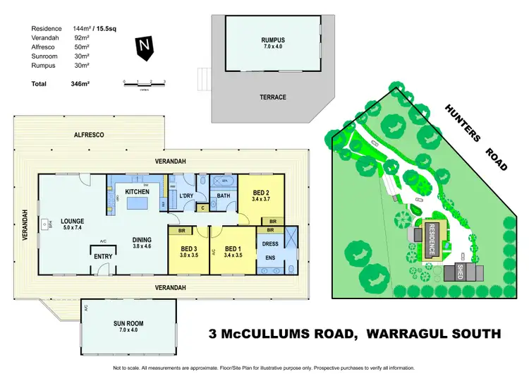 Floorplan of Homely rural property listing, 3 McCullums Road, Warragul VIC 3820