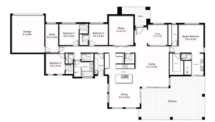 Floorplan of Homely house listing, 215 Myrtle Road, Jimboomba QLD 4280
