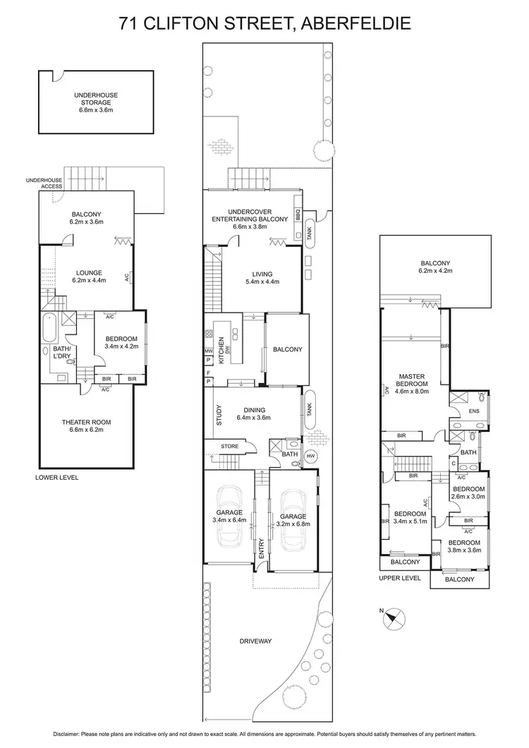 Floorplan of Homely house listing, 71 Clifton Street, Aberfeldie VIC 3040