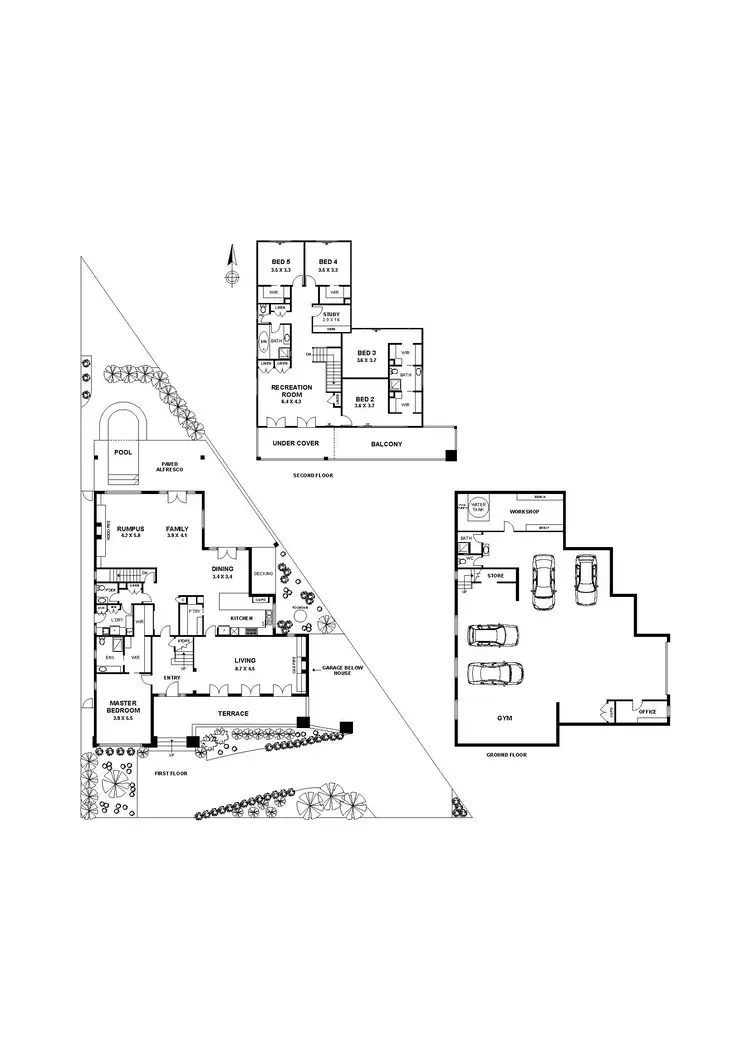 Floorplan of Homely house listing, 34 Salmon Avenue, Essendon VIC 3040