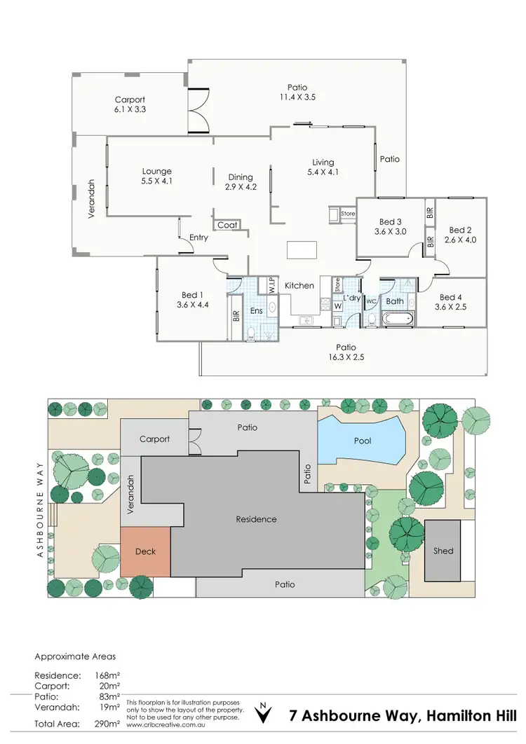 Floorplan of Homely house listing, 7 Ashbourne Way, Hamilton Hill WA 6163