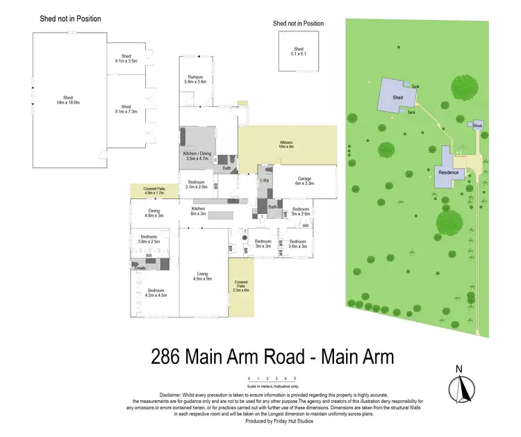 Floorplan of Homely rural property listing, 286 Main Arm Rd, Mullumbimby NSW 2482