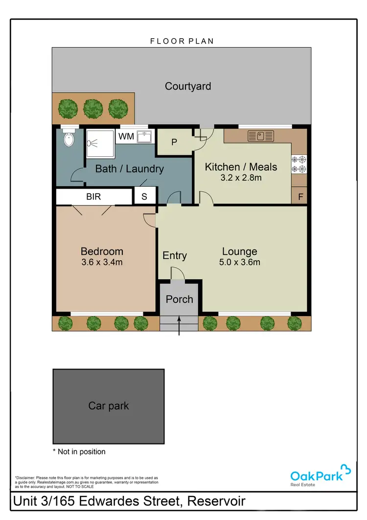Floorplan of Homely villa listing, 3/165 Edwardes Street, Reservoir VIC 3073