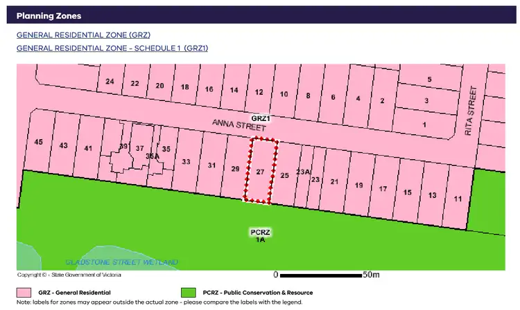 Floorplan of Homely land listing, 27 Anna Street, St Albans VIC 3021