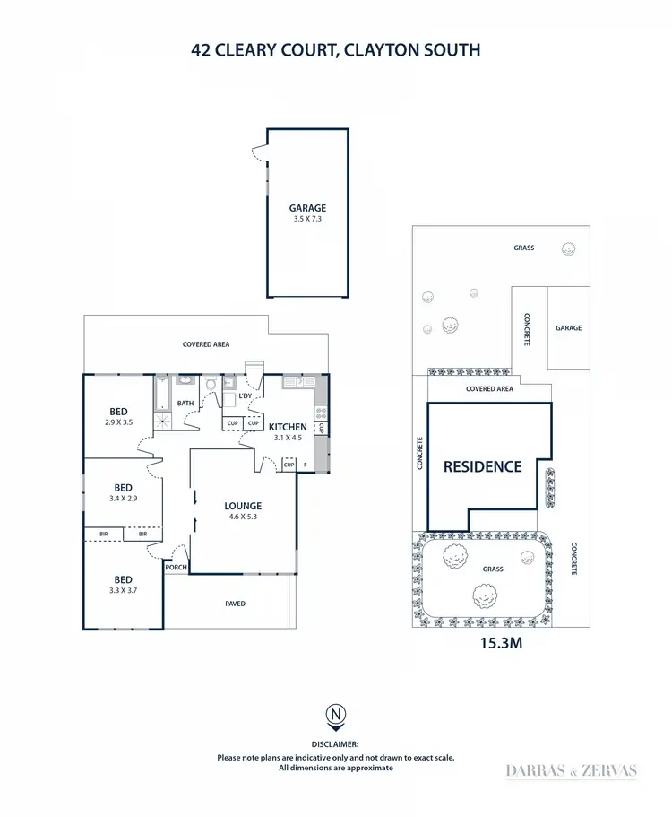 Floorplan of Homely house listing, 42 Cleary Court, Clayton South VIC 3169