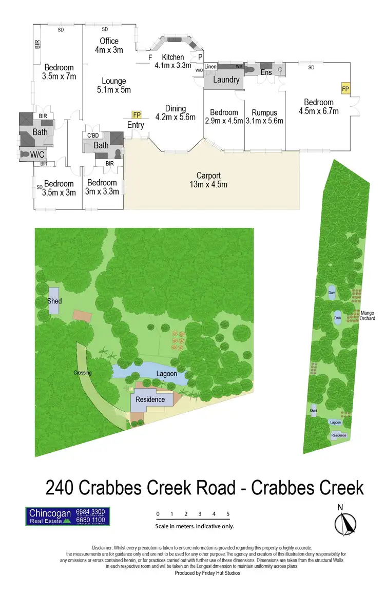 Floorplan of Homely rural property listing, 240 Crabbes Creek Road, Crabbes Creek NSW 2483