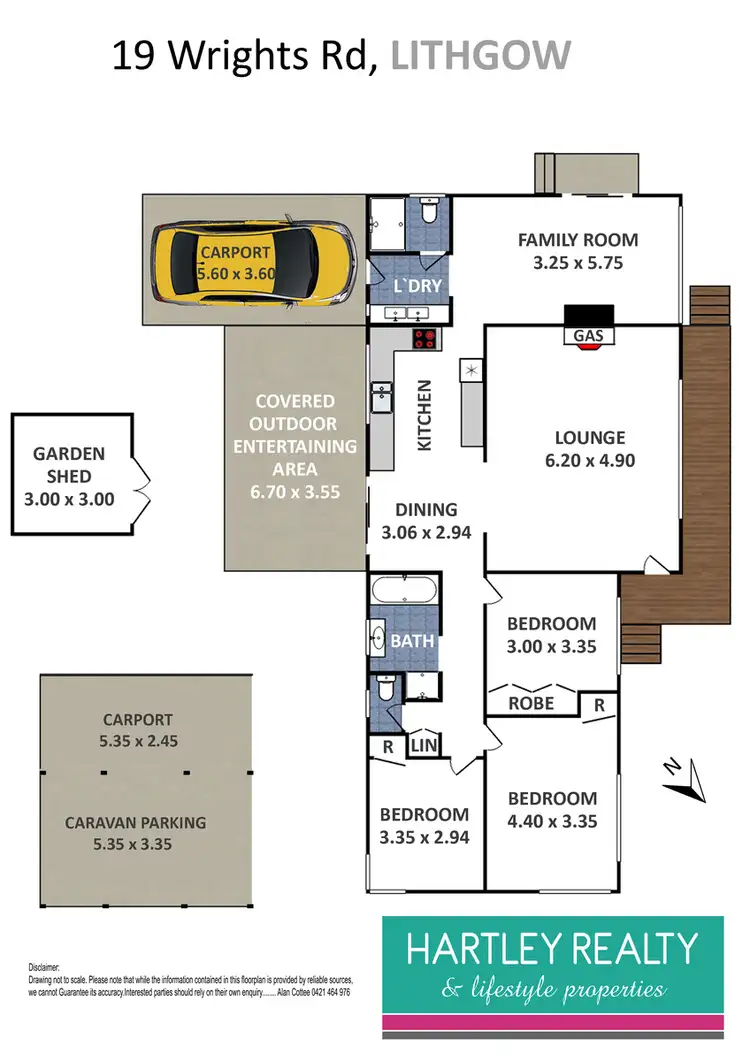 Floorplan of Homely house listing, 19 Wrights Road, Lithgow NSW 2790