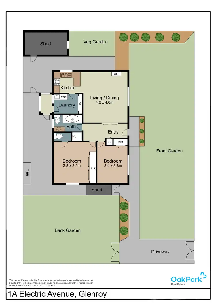 Floorplan of Homely house listing, 1A Electric Avenue, Glenroy VIC 3046
