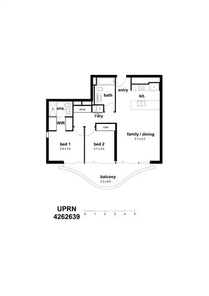 Floorplan of Homely unit listing, 311/6 Shout Ridge, Lindfield NSW 2070