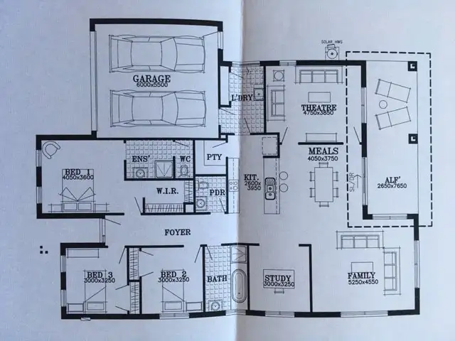 Floorplan of Homely house listing, 7 Boyd Court, Romsey VIC 3434