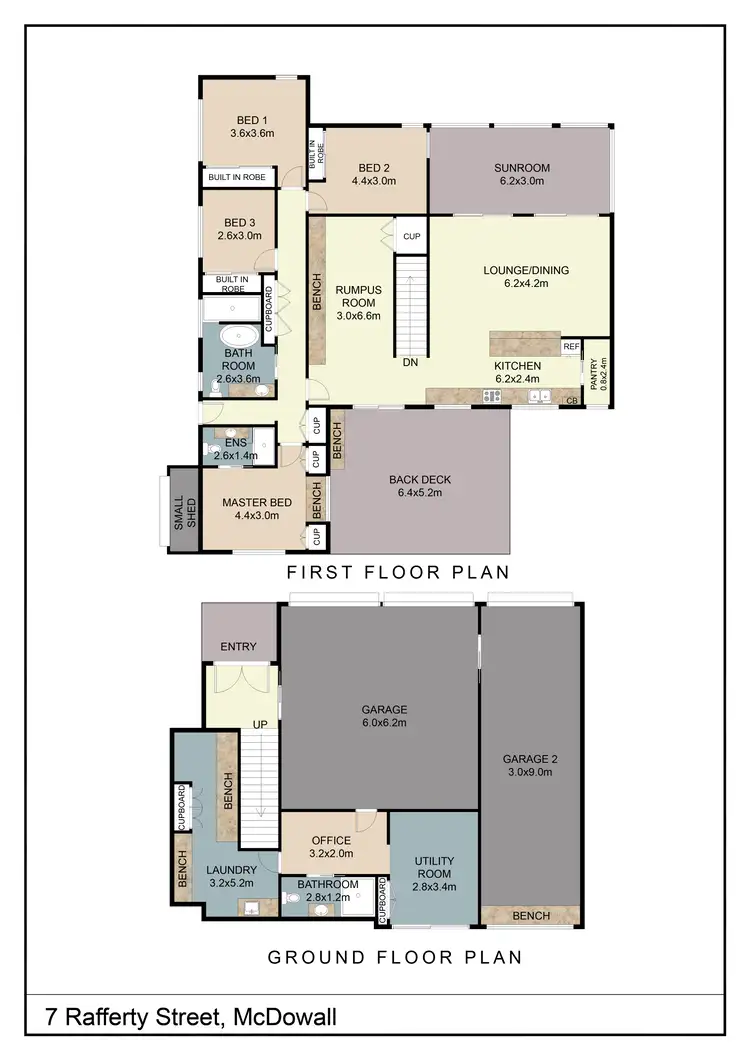 Floorplan of Homely house listing, 7 Rafferty Street, Mcdowall QLD 4053