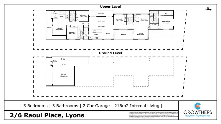 Floorplan of Homely house listing, 2/6 Raoul Place, Lyons ACT 2606