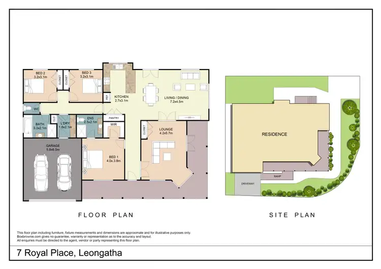 Floorplan of Homely house listing, 7 Royal Place, Leongatha VIC 3953