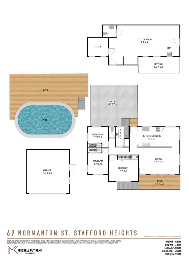 Floorplan of Homely house listing, 69 Normanton Street, Stafford Heights QLD 4053